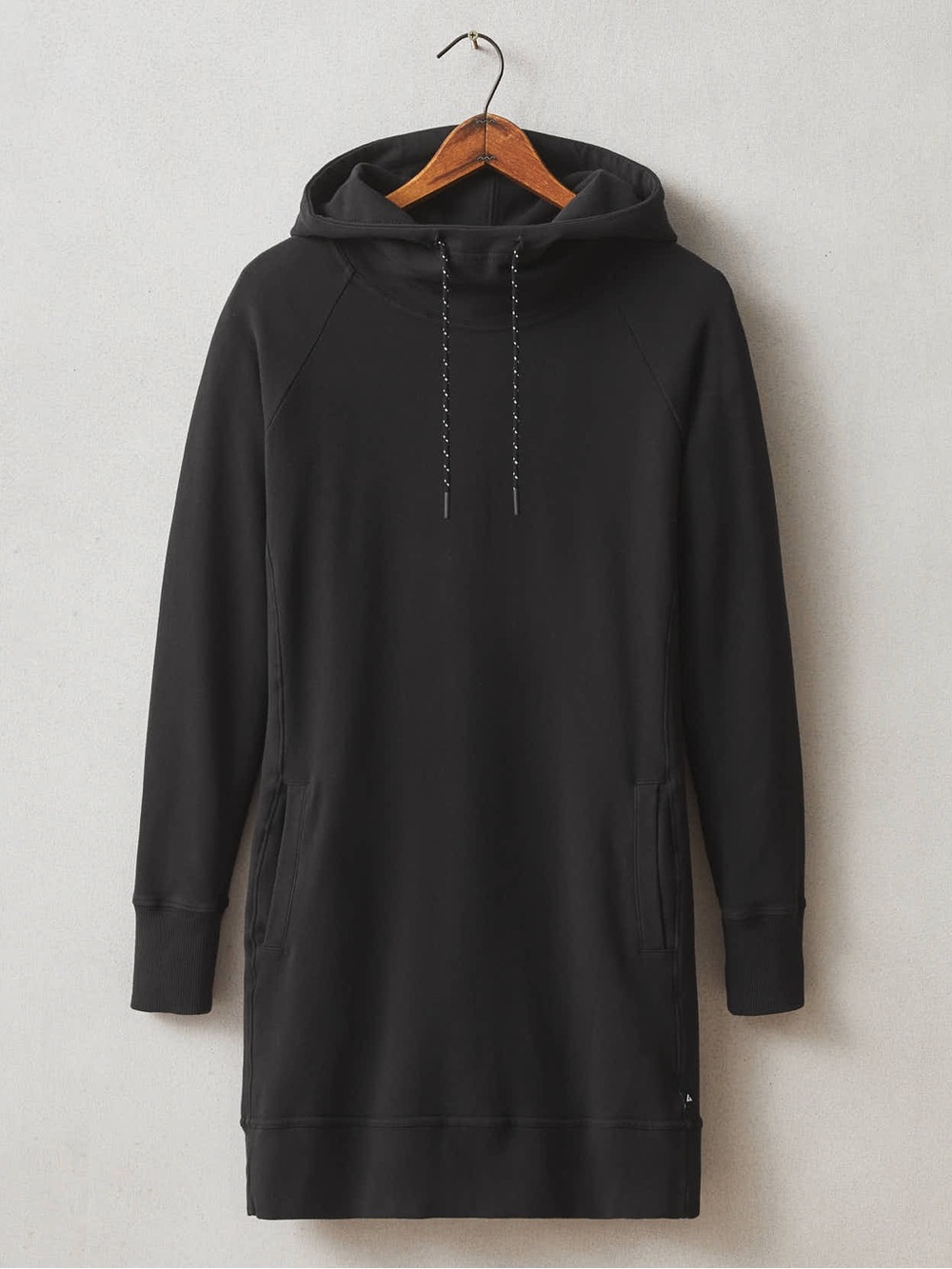 AMERICAN GIANT Women’s Hoodie Dress in Black Size Large